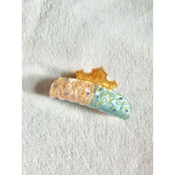 Disney sleeping beauty “make it pink! No make it blue!” hair claw. With rhinesto - Picture 3 of 4